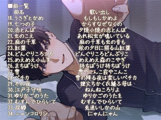 パパの子守歌 音声 ~34曲,2時間23分子守歌と鼻歌でおやすむ安眠音声~ パパの子守歌 音声 ~34曲,2時間23分子守歌と鼻歌でおやすむ安眠音声~