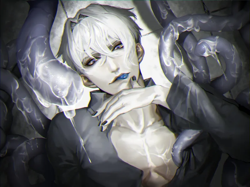 【人外×執着×愛され】上位存在の触手持ち人外男子に身も心も懐柔される「楽しいことをしよう、先生♡」