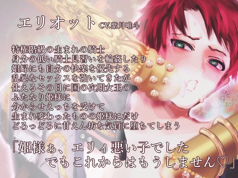 【勧善懲悪×姫様溺愛×ドマゾ愛されたがり堕ち】自称ヤリチン生意気騎士がふたなり姫様に完全に分からされるまで♡【KU100】