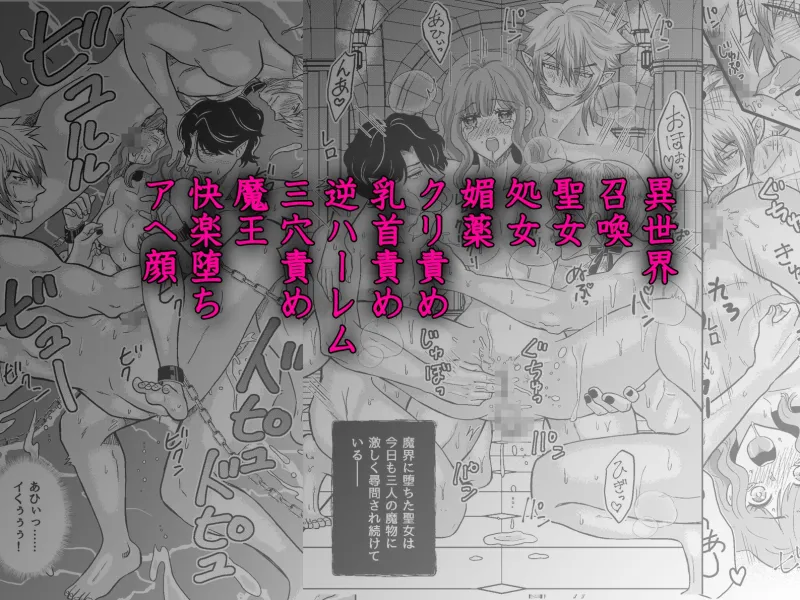 魔王城に誤召喚された聖女は、媚薬に囚われ執着の快楽で奪われる。