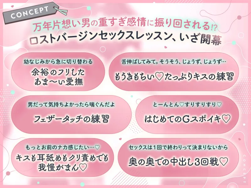 万年片想い幼なじみと拗らせ溺愛セックスレッスン♡「…俺のこと、彼氏にしてくれる?」