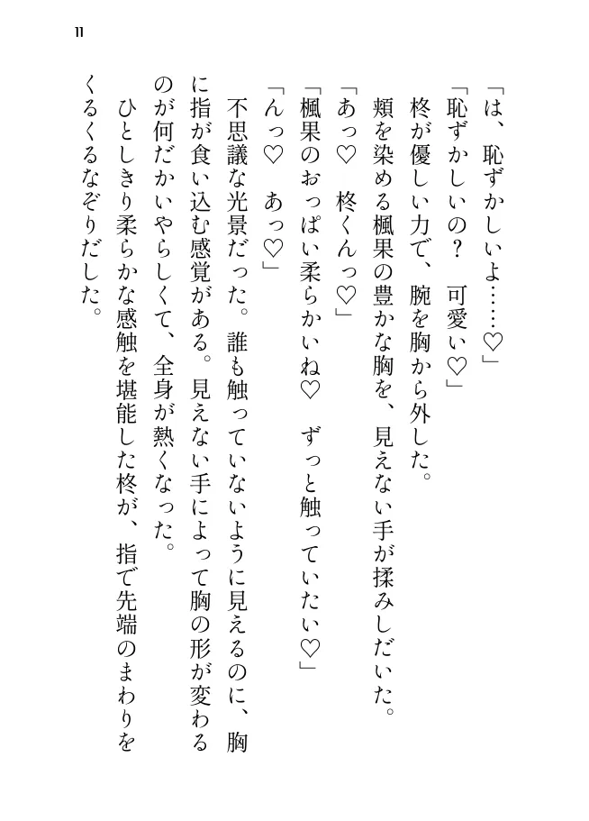 透明人間の彼氏に執着されて、とろとろに甘やかされる話