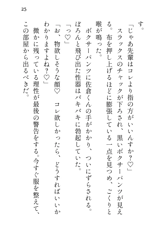 会社の後輩にえっちなご褒美をねだられ最後までシちゃった話