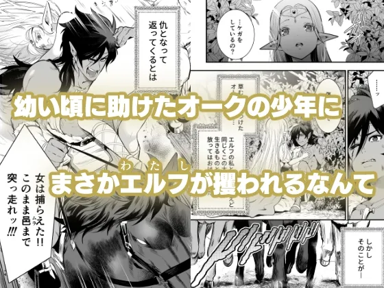 オークの花嫁 ～攫われエルフは快楽に堕ちる～