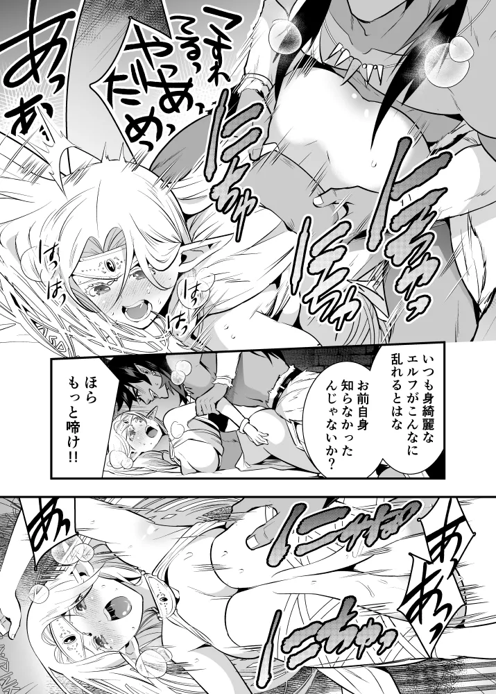 オークの花嫁 ～攫われエルフは快楽に堕ちる～