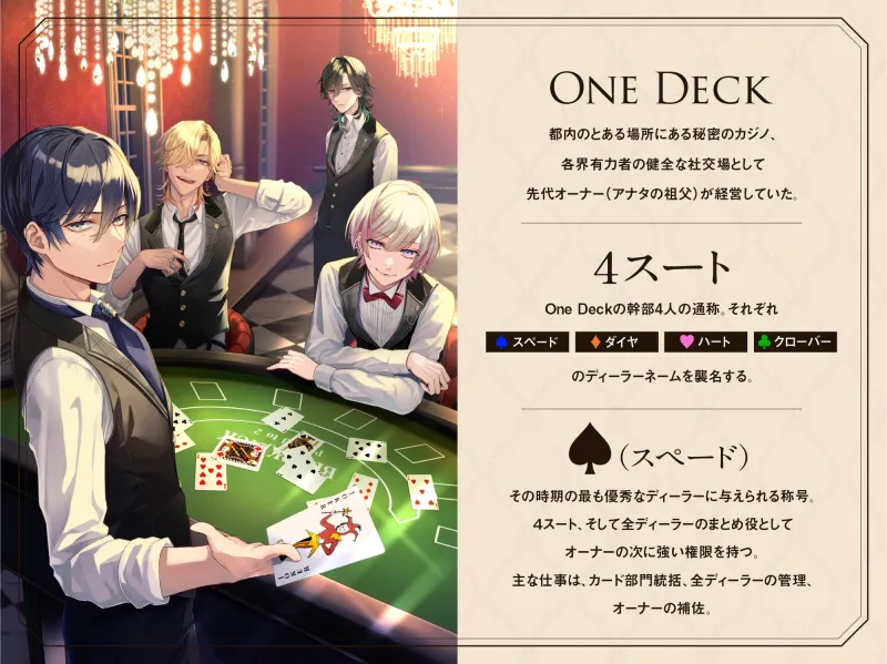 純愛カジノOne Deck〜ドSスペードの全身愛撫でトロトロ正常位～