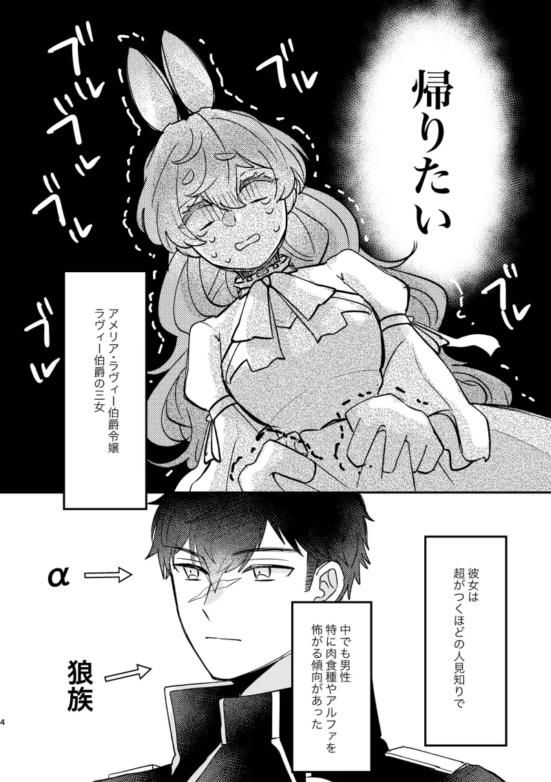 うさぎ令嬢とオオカミ令息(前編)